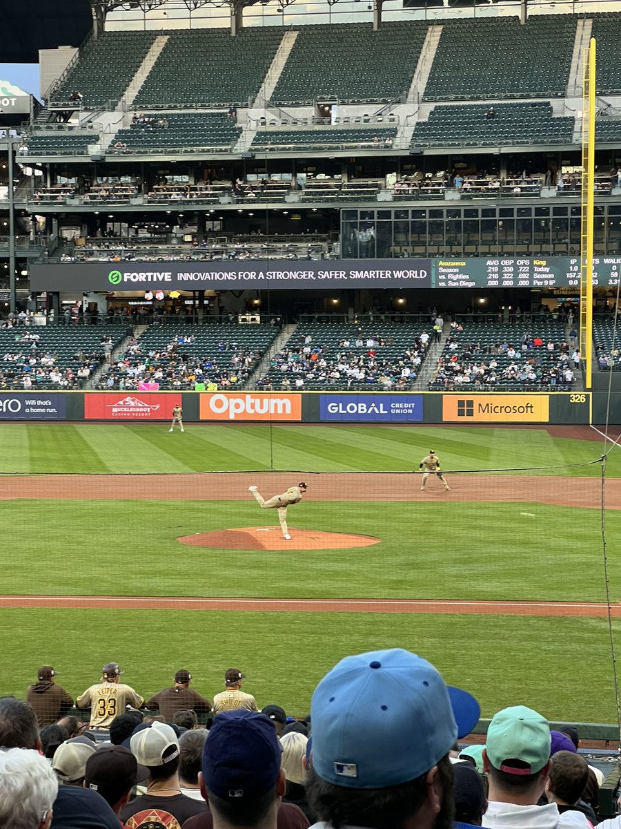 Worth the 4 1/2 drive to catch the Padres live! #lfgsd #padrestwitter
