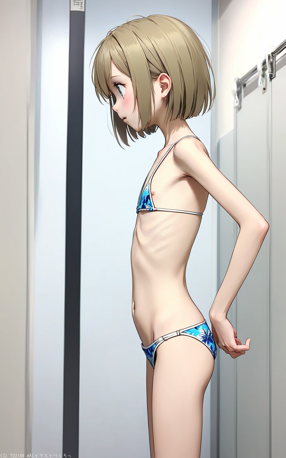 ガリガリ 貧乳 