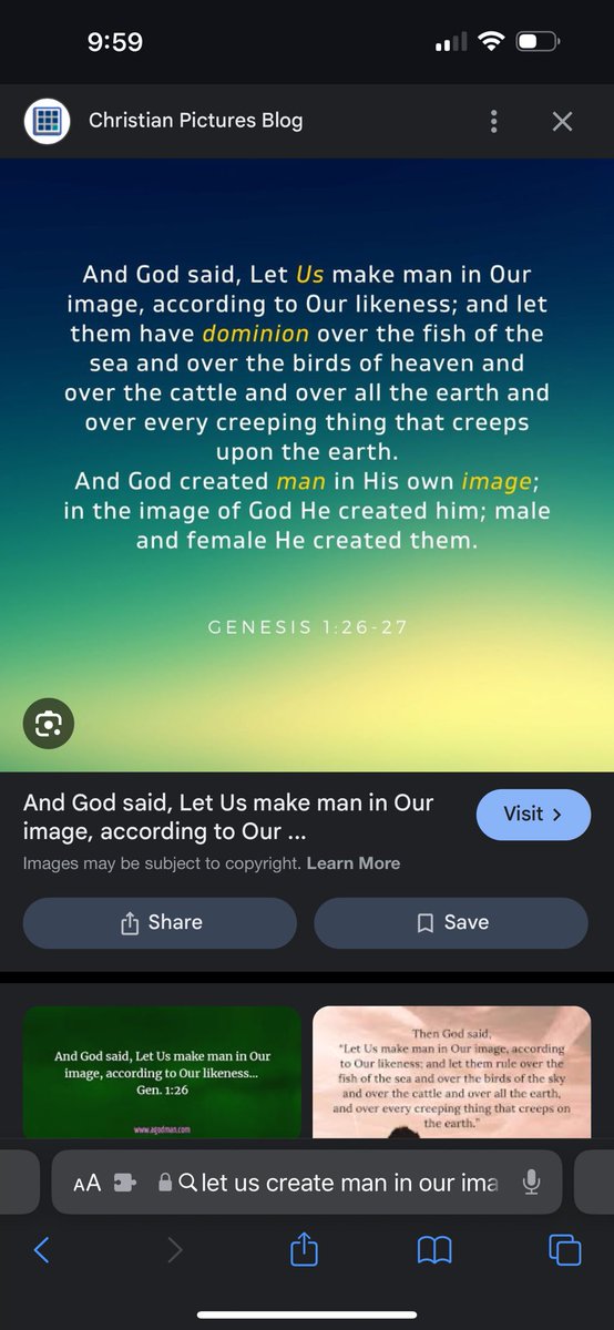So if God created man in “His” own image including male and female… why do we neglect the feminine side of God? Why do we only see man? Why do we not see the woman in God that “He” created as well? God is a they… not a he or a she but 2 in one.