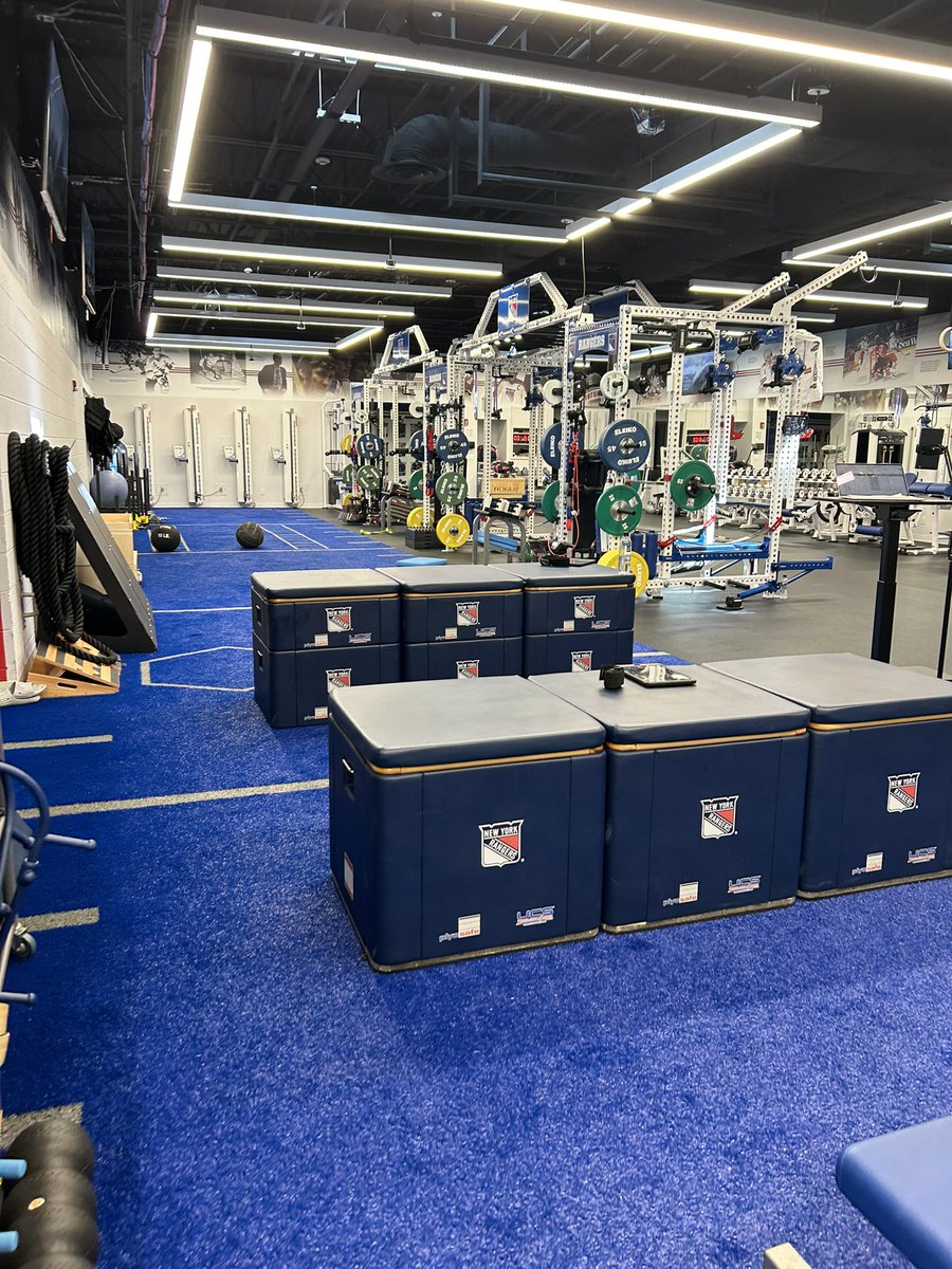 Grateful to Assistant S&amp;C Coach Peter Hlusko, <a href="/MercyhurstU/">Mercyhurst University</a> grad, for inviting me to the New York Rangers Camp. It was a privilege to assist with performance testing, experience world-class training facilities, &amp; connect with some of the industry’s leading coaches.