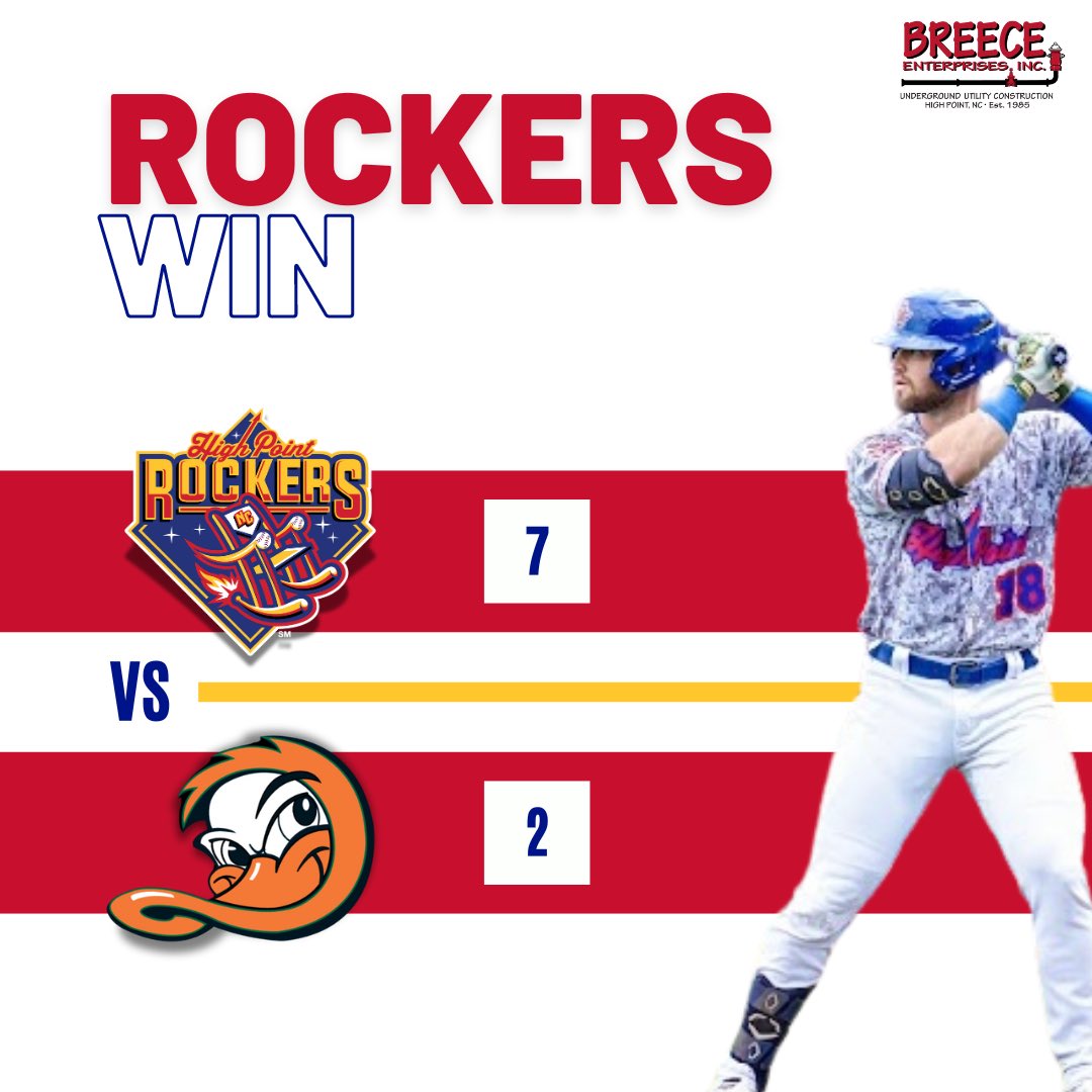 Rockers beat Long Island tonight 7-2! Go Rockers!!