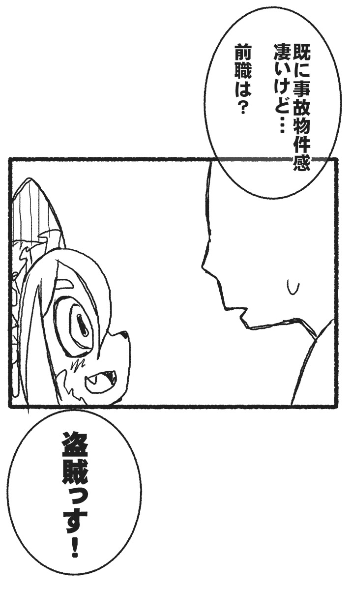 何故か雇用されない転職希望者の猫 
