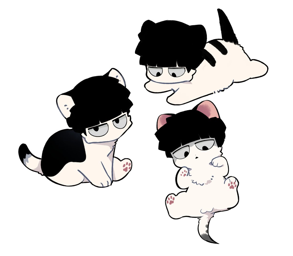 ShiShiZi_'s tweet photo. 🐱🐱🐱
同人和官方 https://t.co/ckxidJXnwE