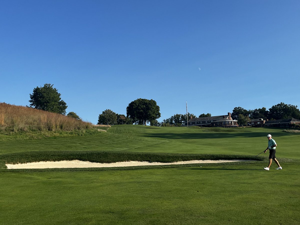 mdunner17's tweet photo. Started off a good run of Ohio golf today with 36 at Brookside (Canton)…it’s a big time ballpark with tough, sloped greens. Perfect way to start the trip, now on to Dayton. https://t.co/K6F9ZMGOHY