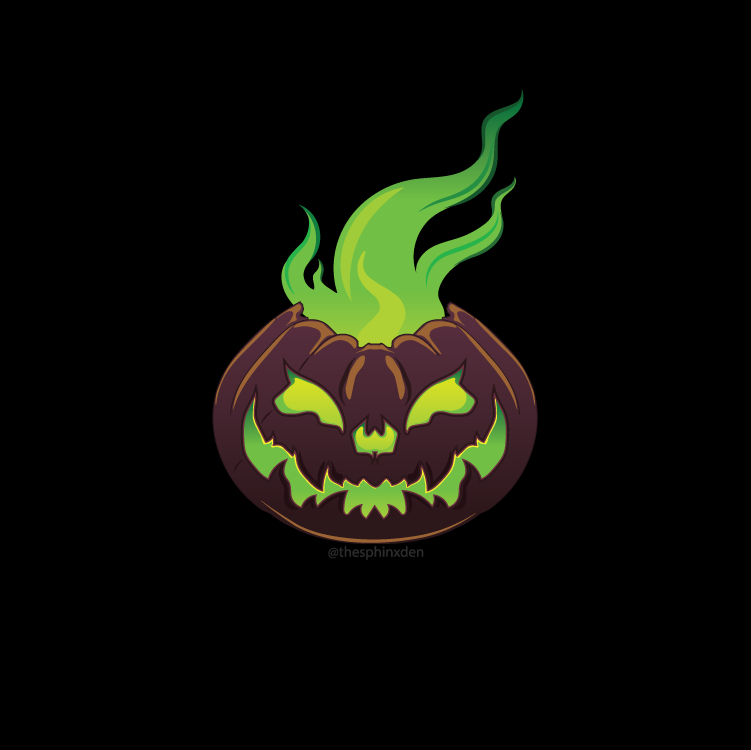 TheSphinxDen's tweet image. I drew some pompkans. Might play around with these later. #halloween #spooky #spoopy