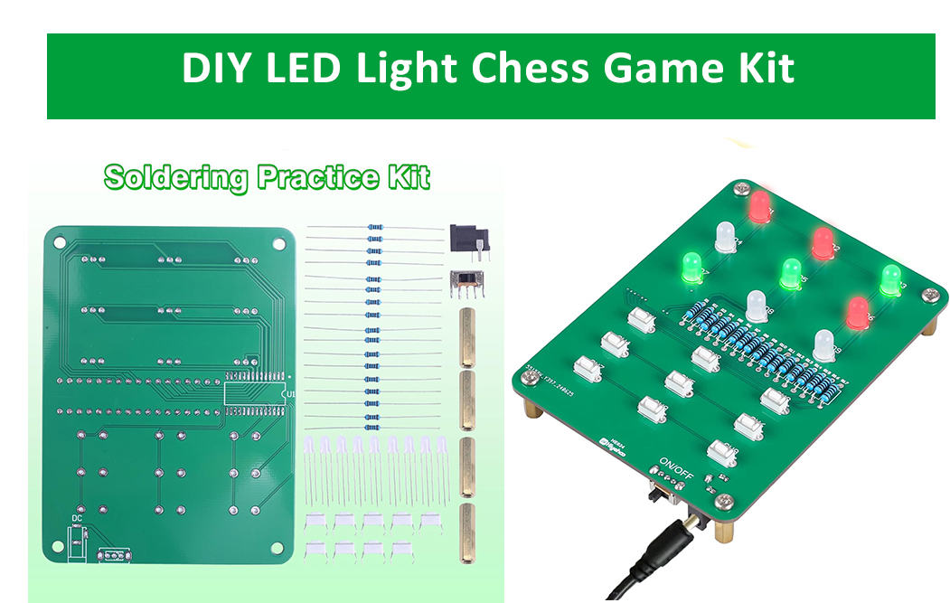 ICStation13's tweet image. Explore ICStation&apos;s New Arrival!
This DIY LED Chess Kit is perfect for beginners-intermidate to learn soldering while offering a challenge for experienced enthusiasts with its SMD components.
shorturl.at/J3wTq
#solderingprojects  #electronics #diy #icstation