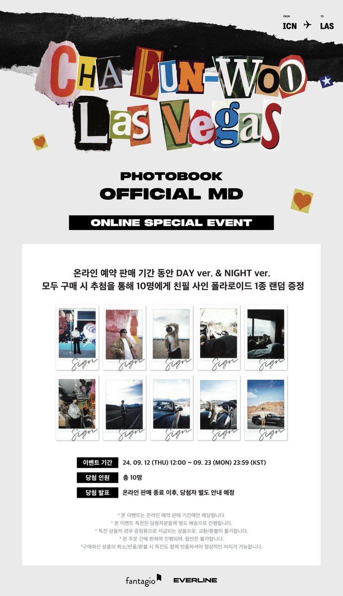 EVERLINESHOP's tweet photo. [#차은우]
✈2024 CHA EUN-WOO OFFICIAL PHOTO BOOK
ONLINE PRE-ORDER OPEN

📅 24. 09. 12 (THU) 12:00 ~ 24. 09. 23 (MON) 23:59 (KST) 
🔗 KR : https://t.co/DaHvMk5BSo
🔗 US : https://t.co/9i9yBnzX4Y
🔗 CN : https://t.co/KKnvIbs5gI
🔗 JP : https://t.co/fOgplzi5Eb

✨ PHOTO BOOK 1개 이상 구매 시 미공개 인화사진 5종 중 1종 랜덤 증정
✨ PHOTO BOOK 버전별 모두 구매 시 10명에게 친필 사인 폴라로이드 1종 랜덤 증정

#チャウヌ #CHAEUNWOO #아스트로 #ASTRO
#아로하 #AROHA #JUSTONE10MINUTE
#MysteryElevator #에버라인 #EVERLINE