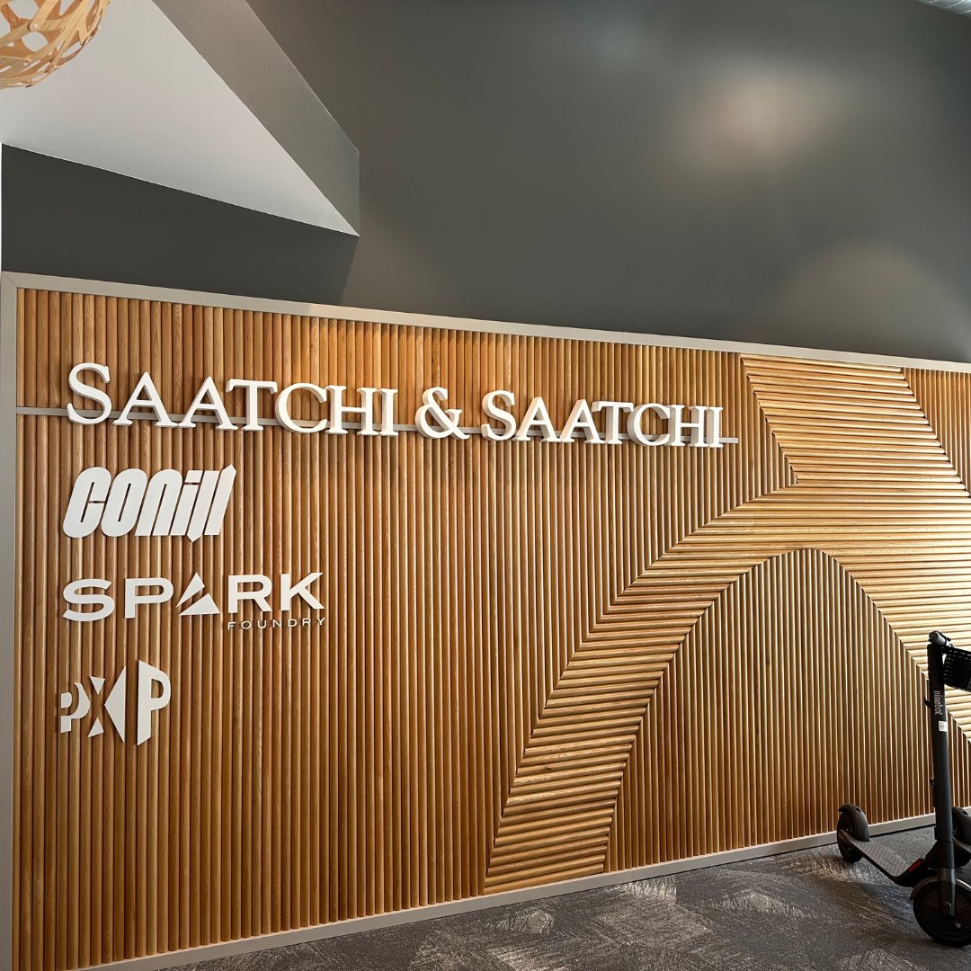 Thanks to the team at Saatchi &amp; Saatchi for having us in last week to share our work!
<a href="/WeAreSaatchi/">Saatchi & Saatchi</a>  #WeAreSaatchi #Lunch&amp;Learn #CreativeTech
