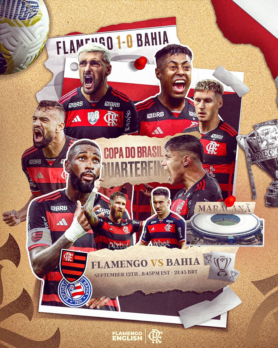 Flamengo_en's tweet photo. WE’RE BACK! IT’S GAMEDAY IN THE COPA DO BRASIL 🏆🇧🇷 https://t.co/0cXCNiw3Bv