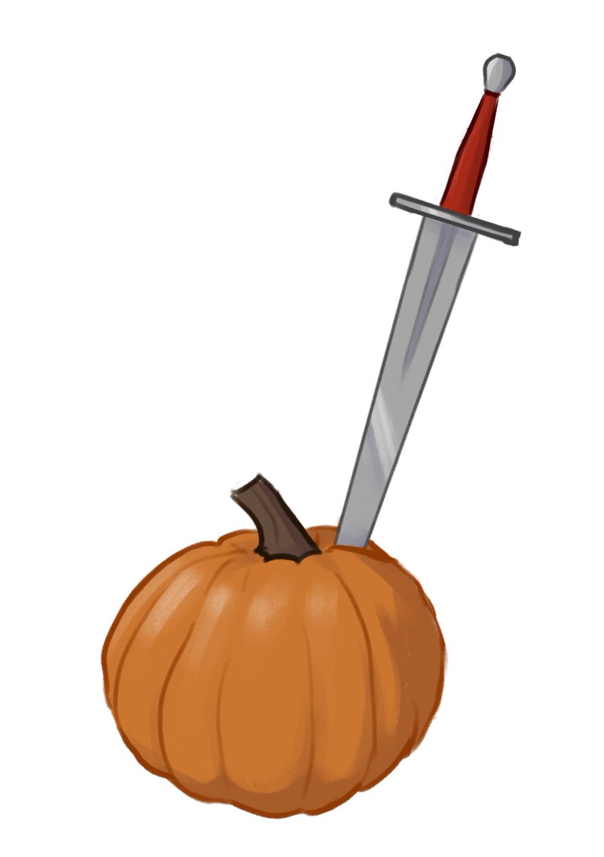 I didn’t know about #swordtember when I drew this but coincidentally I drew it on the 5th, when the prompt was “edible”. I think it fits the requirements!