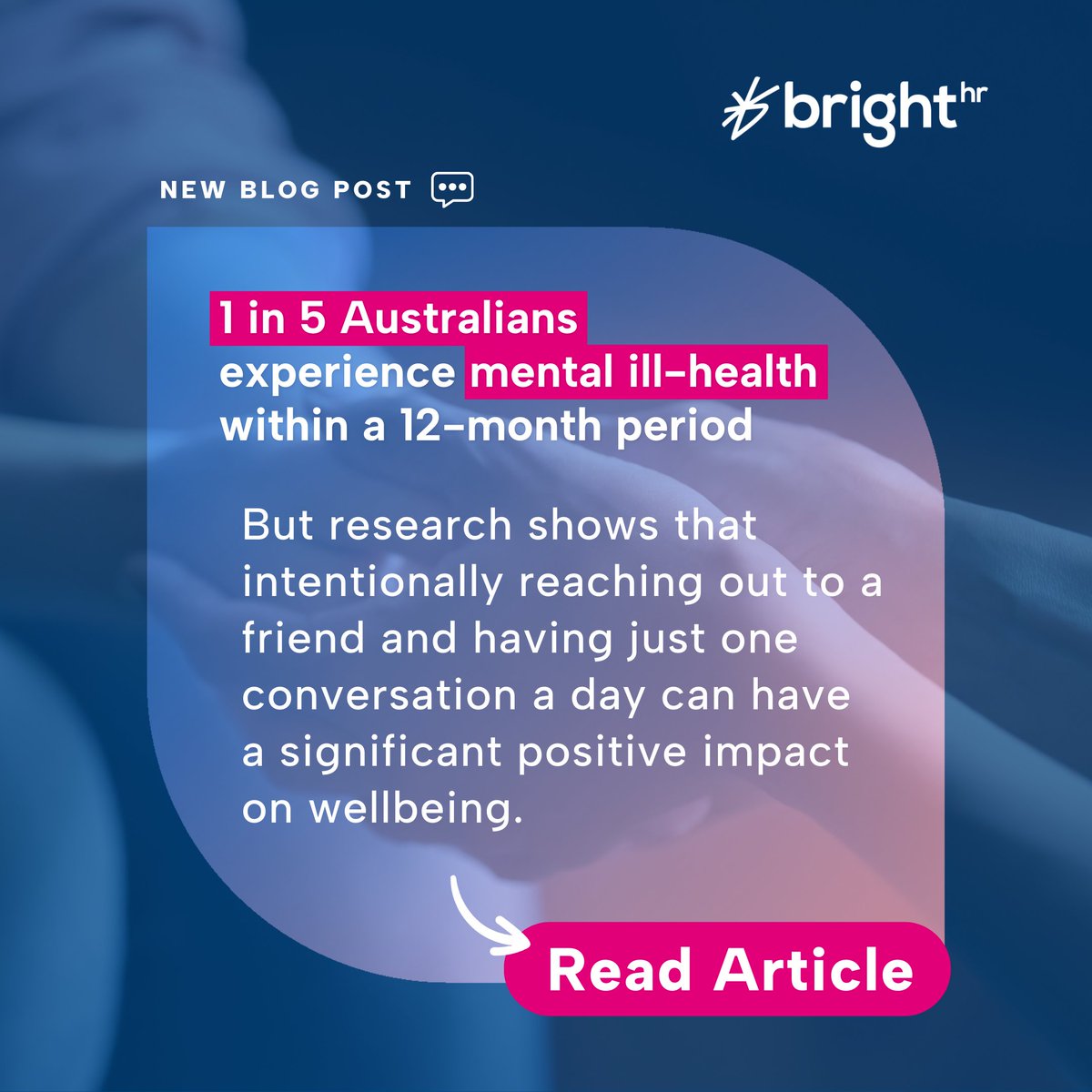 Learn more about <a href="/ruokanyday/">R U OK?</a> and how you can foster better mental health at work every day in our latest blog post 👉  brighthr.com/au/blog/health…

#RUOKDay #RUOK #RUOK2024 #ruokanyday
