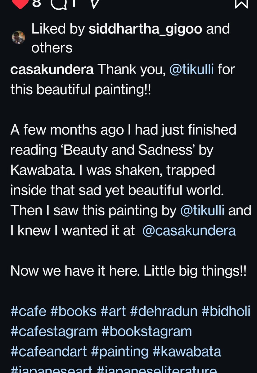 tikulli's tweet photo. The last three 25×10 cm size Watercolor paintings for your home. They make pretty gifts too. The 4th is at a lovely bistro &amp; bookstore in Dehradun. @casakundera 
DM to purchase. Share to support my art. #ArtLoversCommunity #ArtForSale #ArtByTee #ArtistOnX https://t.co/J7pr3CptLI