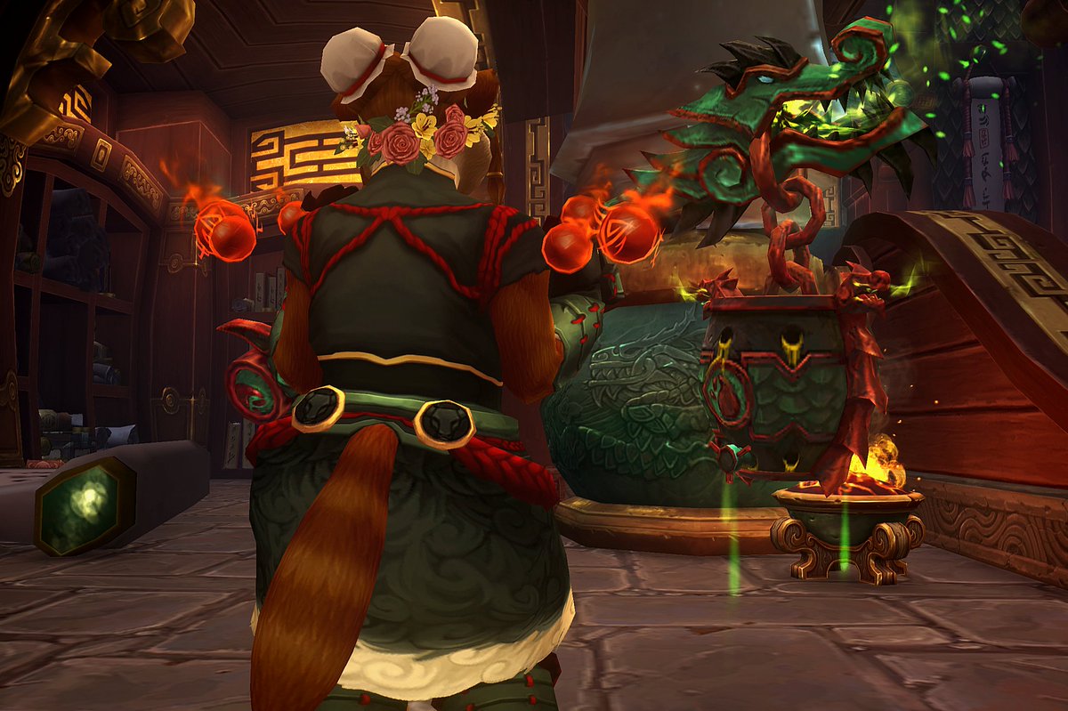 After so much PvP all day, I finally got the elite pvp monk set I wanted! Such a cute and festive look! It matches the weapon perfectly too! 🥰💚
#worldofwarcraft #narcissusaddon
#TheWarWithin