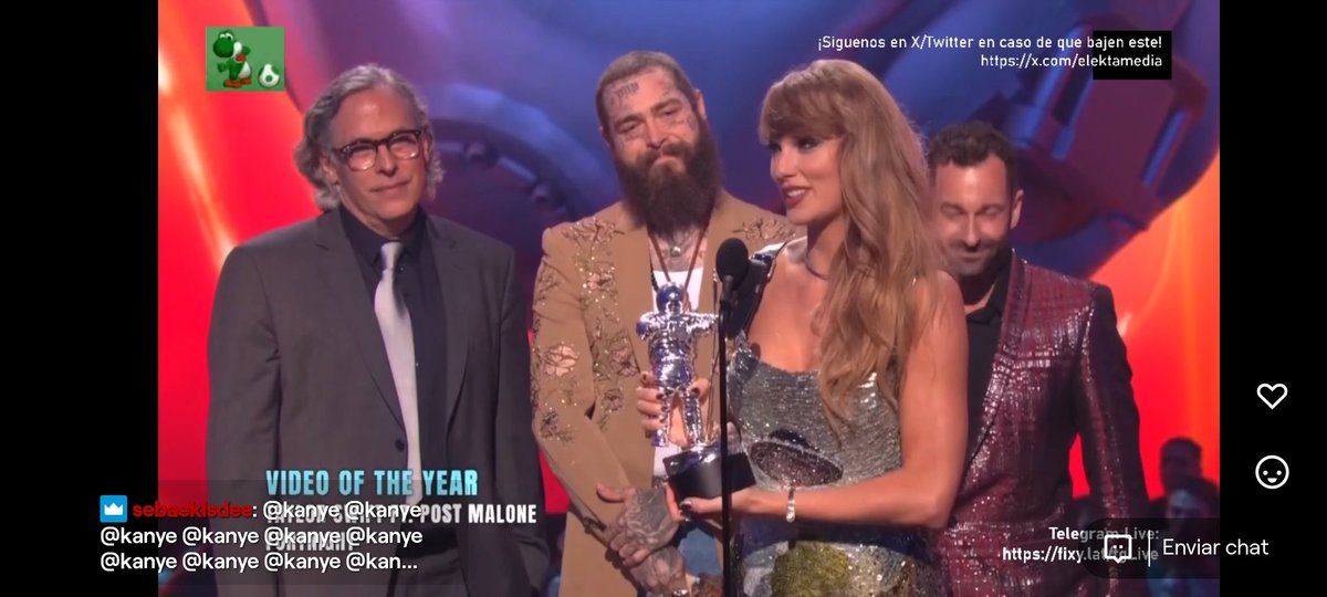 ivettfinlay13's tweet photo. Taylor gana vídeo del año‼️
#VMAs #TaylorSwift https://t.co/10rchAUBXs