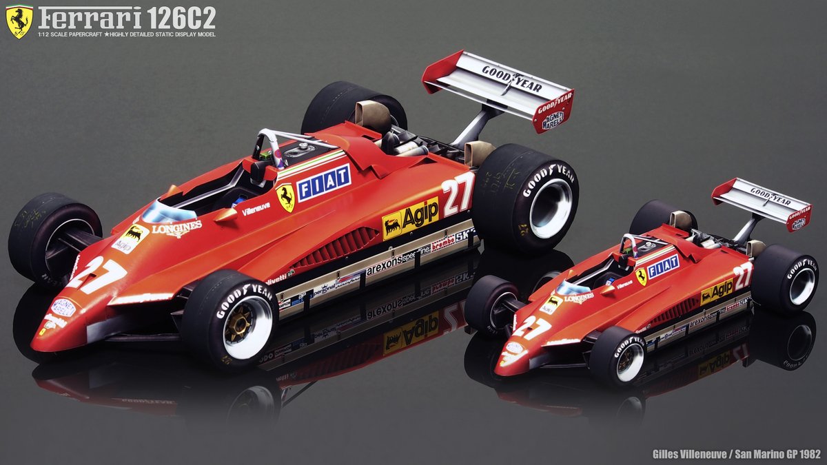 sunny_781112's tweet photo. Papercraft
Ferrari 126C2 / San Marino GP 1982

12　←→　20 https://t.co/MDVmRijDJB