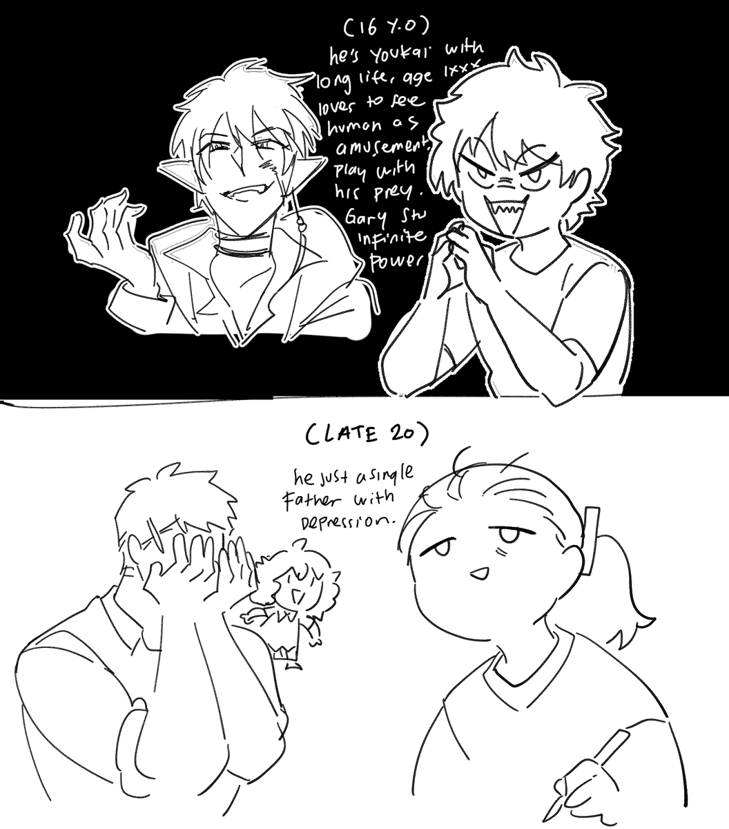 I'm the opposite
(and yes this is same oc, if u know me long enough u remember that era)
