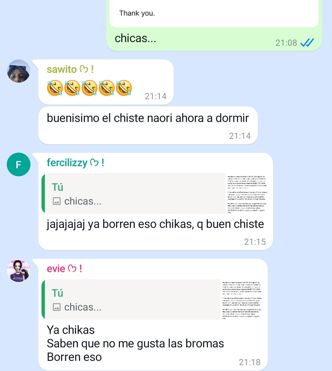nosotras somos las más negadas a qué jeonghan se vaya