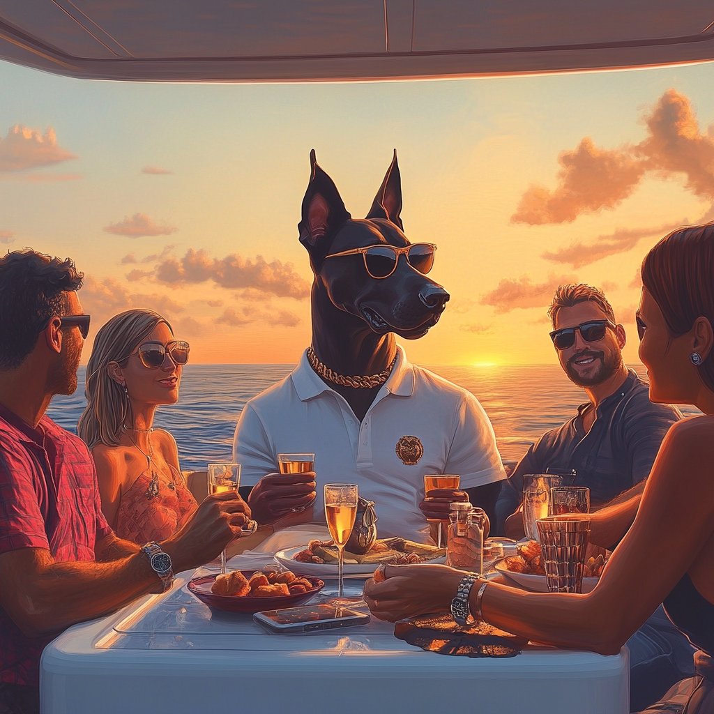 RealGoldPaw's tweet photo. 🌅 Meeting sunrise on a yacht with friends—what could be better? 🛥️🐾
Luxury, adventure, and the perfect start to every day.
#GoldPaw #RealMEMECoin #RMC #YachtLife #SunriseGoals #CryptoNation #MemeCoinLife https://t.co/9xMQ7e5zxI