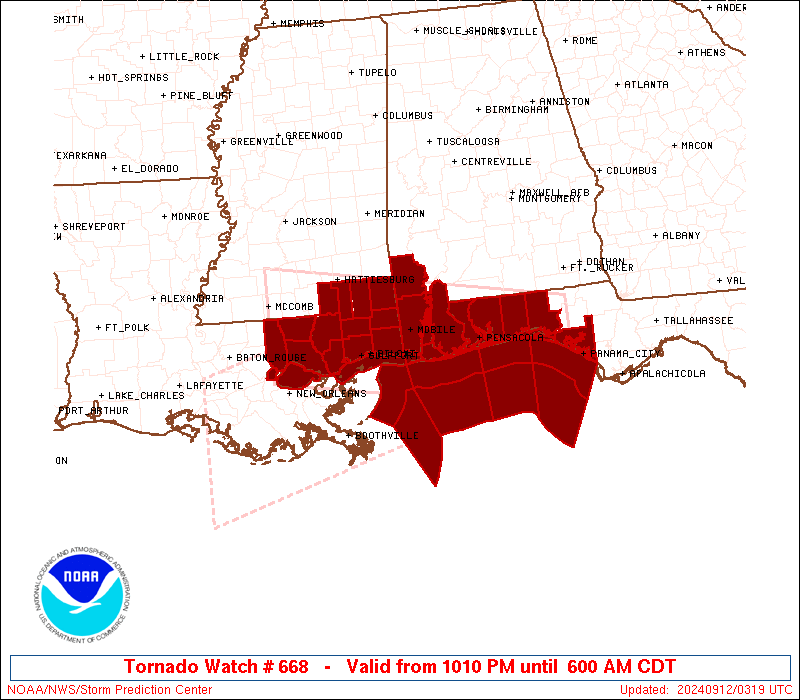 LimWeather's tweet photo. #TornadoWatch in part of #Louisiana,#Mississippi,#Alabama,#Florida esp #Slidell,#Gulfport,#Biloxi,#MobileAL,#Saraland,#Prichard,#pensacola,#panamacityFl,#LynnHaven,#FerryPass
#Wxtwitter #wxx #SPC #Severewx #Tropicswx #Tornado #Hurricane #HurricaneFrancine #MSwx #LAwx #FLwx #ALwx https://t.co/Vf8GXUd8Bx