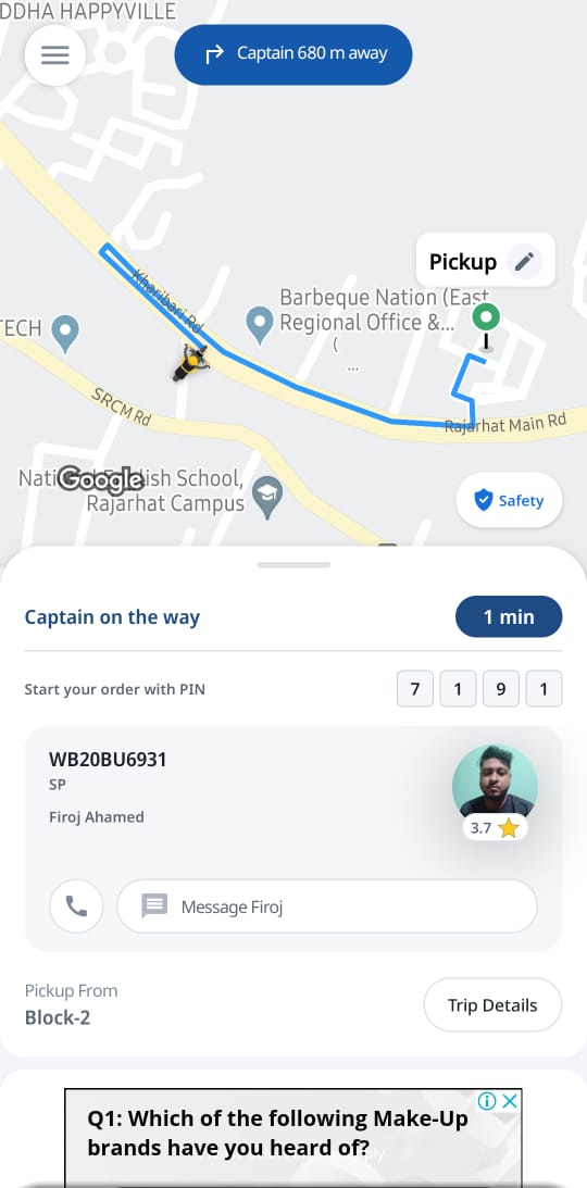 cd64b3dcc63248b's tweet photo. @RapidoCares the Rapido guy demands extra money, upon rejecting he denied to cancel the ride and left. This has become common for every ride that they will ask for extra money? Pathetic service and humanity. https://t.co/1a4YjTx7OF
