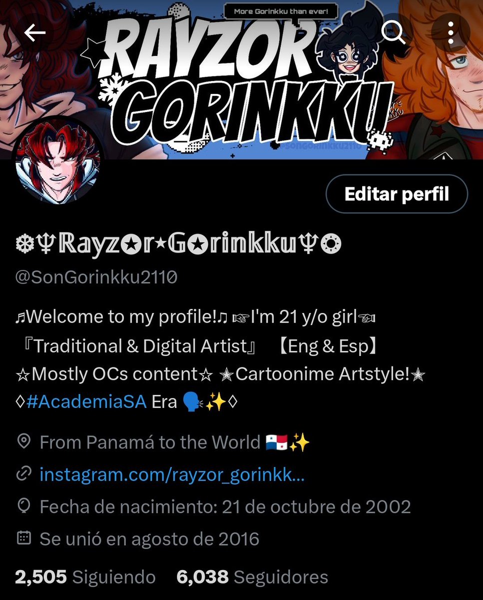 SonGorinkku2110's tweet photo. OMG RECIÉN ME DOY CUENTA, YA LLEGAMOS A LOS +6K GENTEEEE 😭😭✨✨🎉🎉🎉
MUCHAS GRACIAS A TODOS, ESTO NO SERÍA POSIBLE SIN USTEDES, GRACIAS POR APOYARME SIEMPRE!! 🥹🫶🏻💖✨

También agradezco a los nuevos que llegaron por la academia SA, pronto traeré más contenido! 👀✨ https://t.co/X5tPxyn2hT