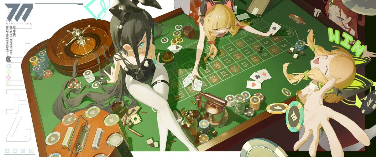 Scarletbullet0's tweet photo. Bunny gambling 

 Credit:https://t.co/Yv1z5C3zaA

#BlueArchive #anime #manga #game #gachagame https://t.co/BngH868EX7
