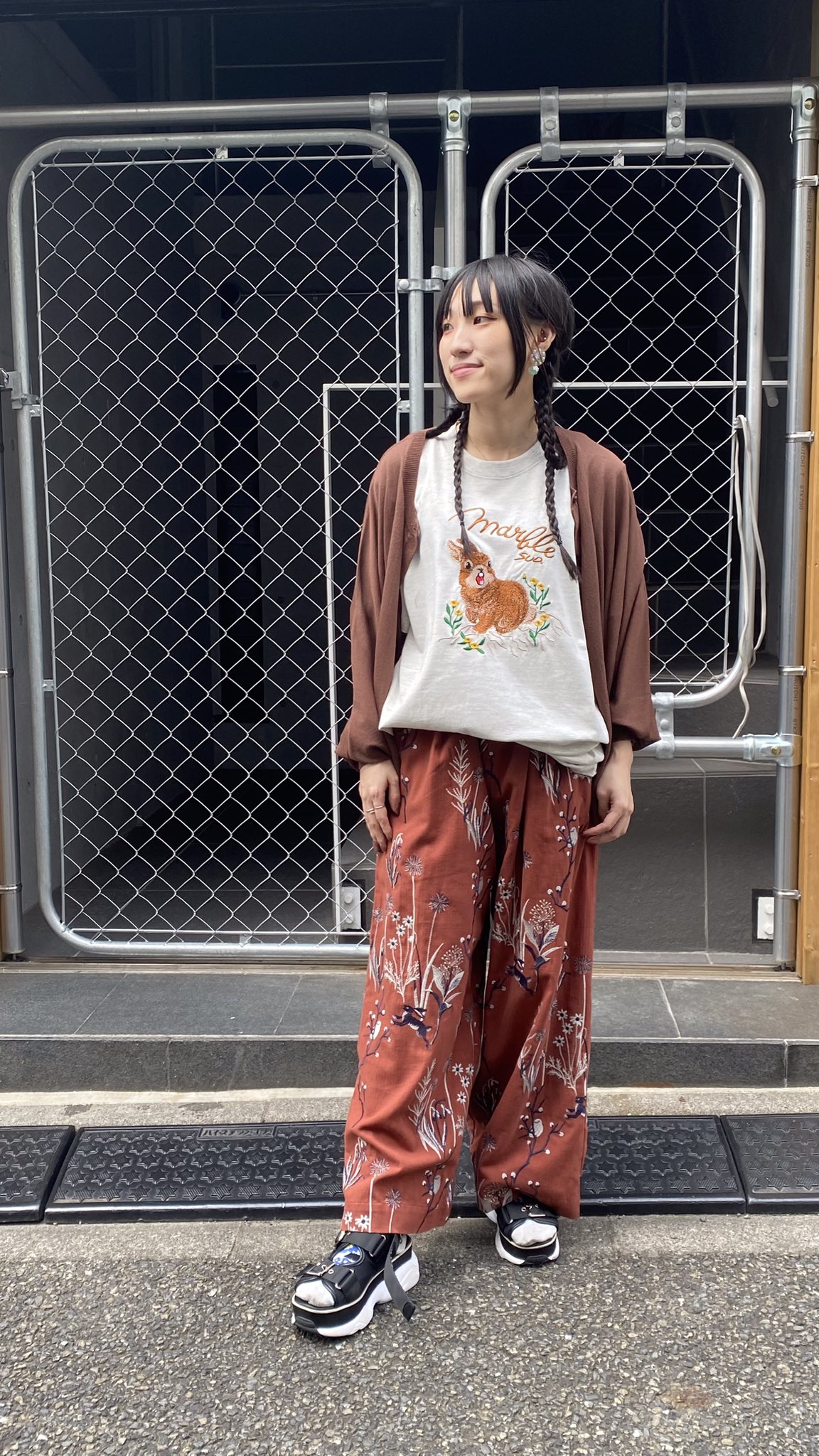 新品タグ無 人気完売 marbleSUD マーブルシュッド 捕鯨開襟シャツ ☆mizutama flower 開襟Shirt | marble SUD(マーブルシュッド