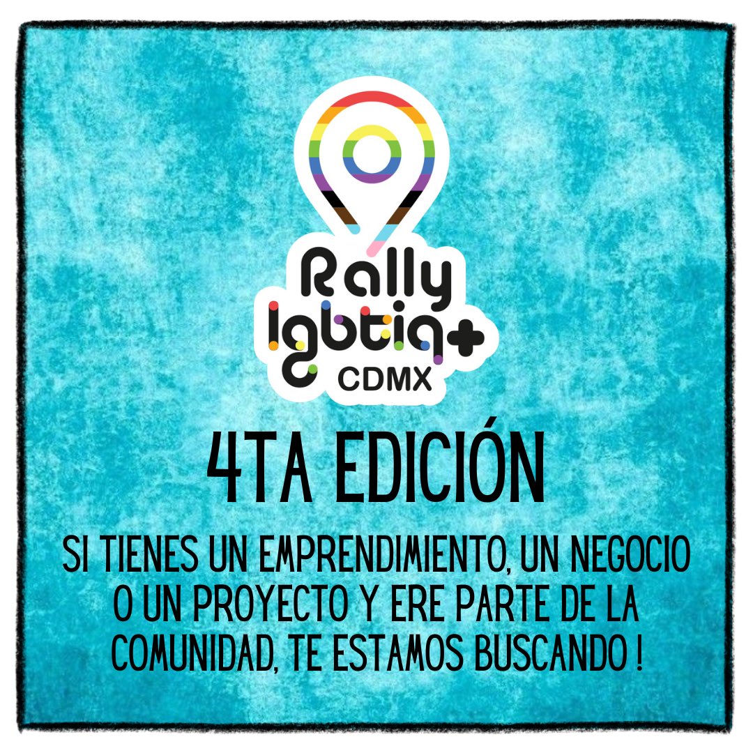 AGloria_cdmx's tweet photo. Amixes con marcas, proyectos y emprendimientos, la convocatoria para la cuarta edición del Rally LGBT ya está abierta, así que no olviden registrarse para participar. Será un gran evento el de esta año, lxs esperamos. https://t.co/JQcDslZT2P