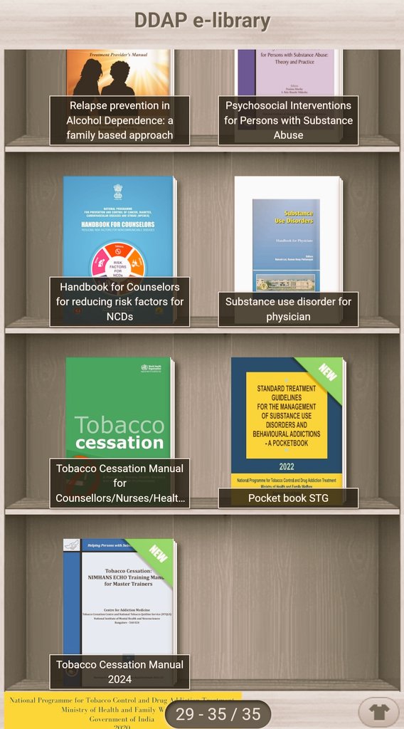 A tool for trainers and learners on #tobacco cessation.
Softcopy available at
fliphtml5.com/bookcase/vdzwz
<a href="/MoHFW_INDIA/">Ministry of Health</a> <a href="/NIMHANS_BLR/">NIMHANS, Bengaluru</a> <a href="/UNODC_SEAP/">UNODC South-East Asia & the Pacific</a> <a href="/ICMRDELHI/">ICMR</a>