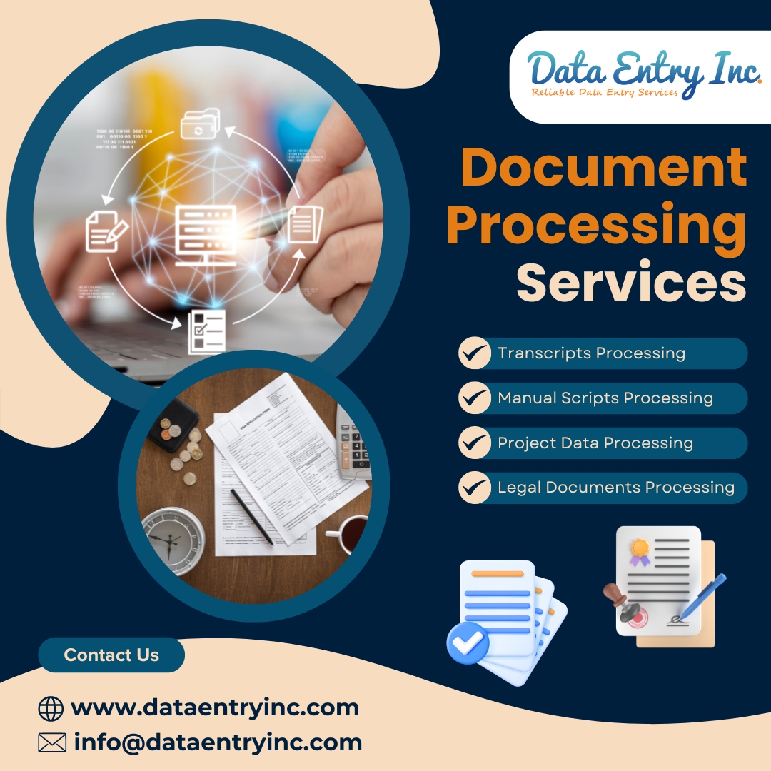 Data_Entry_Inc's tweet image. Are you tired of spending hours processing documents? Let Data Entry Inc. handle it for you! Our local team provides fast and accurate document processing services.

To know more - dataentryinc.com/document-proce…

#documentprocessingcompany, #documentprocessingcompanies