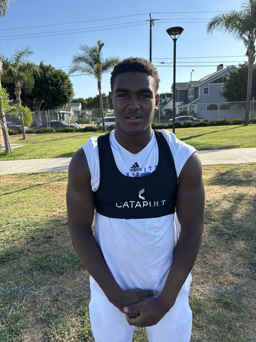 2026 ILB @Nj7904338524210 out of Culver City HS (Calif.) is a prospect to KNOW. All of 6’3 220 downhill as they come, moves well laterally, and is a sideline to sideline playmaker. Hit 19.88 MPH this past week in the <a href="/catapultsports/">Catapult</a> GPS vest. FBS talent.