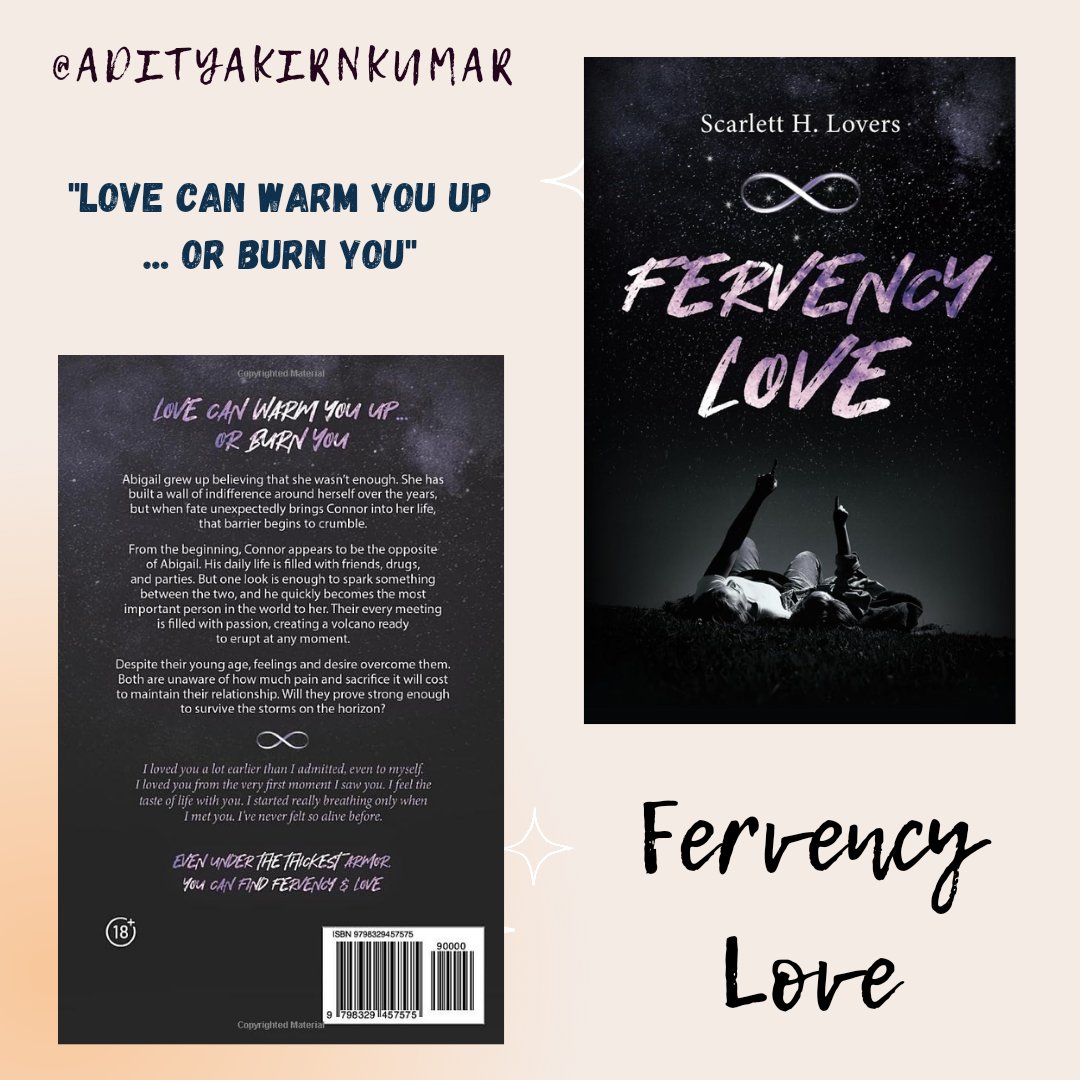 Scarlett quotes "Love can warm you up... or burn you", which is an intriguing aspect of the recent release book "Fervency Love". 

I am excited to read about Abigail and Connor, I am equally thrilled to know about their survival in the ocean of love. 😍Kudos <a href="/ScarlettHLovers/">Scarlett H Lovers</a>.