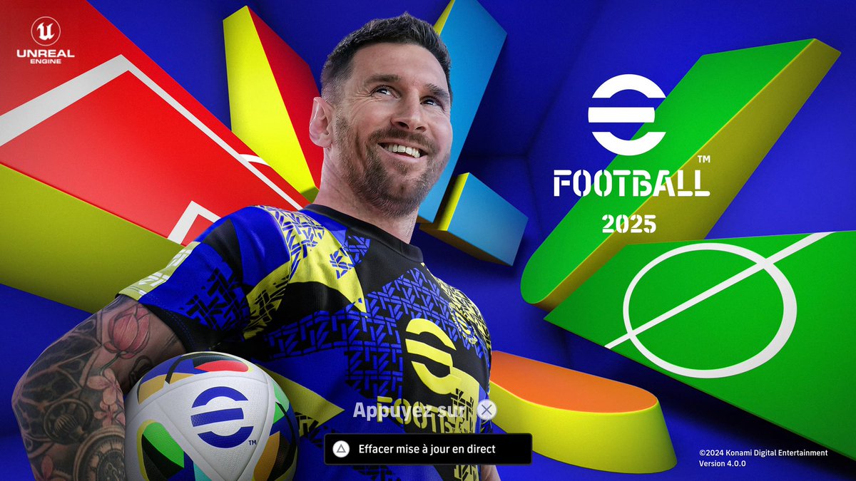 MT0rras's tweet photo. Juste efootball mais du coup quand on démarre le jeu le 2025 est écris 😅 #efootball https://t.co/BIvy202a2y