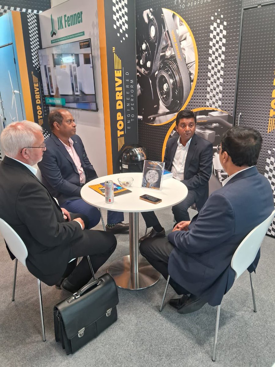 jkfenner's tweet photo. Day 2 at Automechanika Frankfurt has been an incredible success for JK Fenner!
#AutomechanikaFrankfurt #JKFenner #JKEvolve #InnovationInMotion #SustainableManufacturing #TopDrive #MovingMobilityAhead #SustainabilityInFocus #DriveTheFuture #VisitUs #TradeShowHighlights https://t.co/oiCKNV7MTf