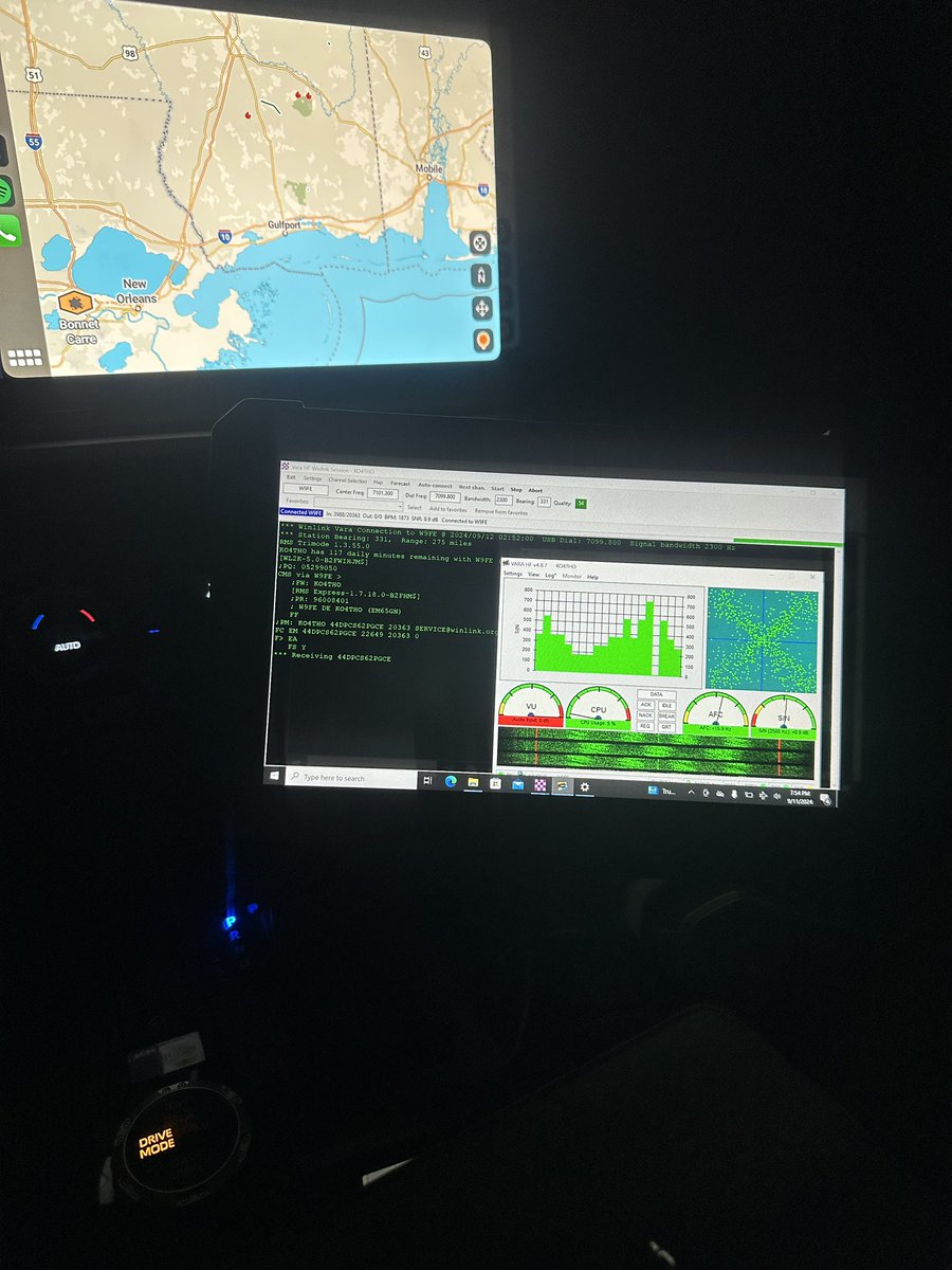 UnpavedX's tweet photo. Using a program called winlink to retrieve weather data of Hurricane Francine. There was no internet used to retrieve this data. This was 100% off grid. Be an asset not a liability 

Equip.Prepare.Train
#HurricaneSeason2024 #Francine #emergency #winlink #prepare #train #offgrid https://t.co/BoceolhDrW