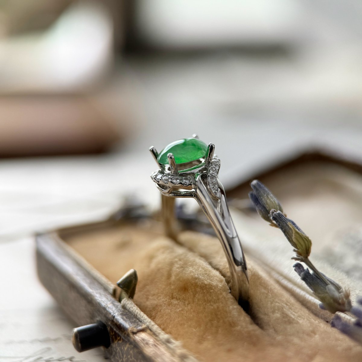 satotradingco's tweet image. ムラのある翡翠を空枠に乗せてみましたが悪くないですね😁

0.70ct
¥18,000
#jadeite #ジェダイト #翡翠 #ヒスイ