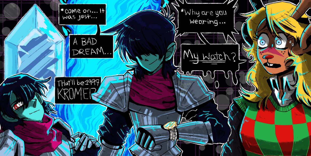PlagueOfFur's tweet photo. #deltarune #noelleholiday #krisdreamurr https://t.co/CerU9MWlOe