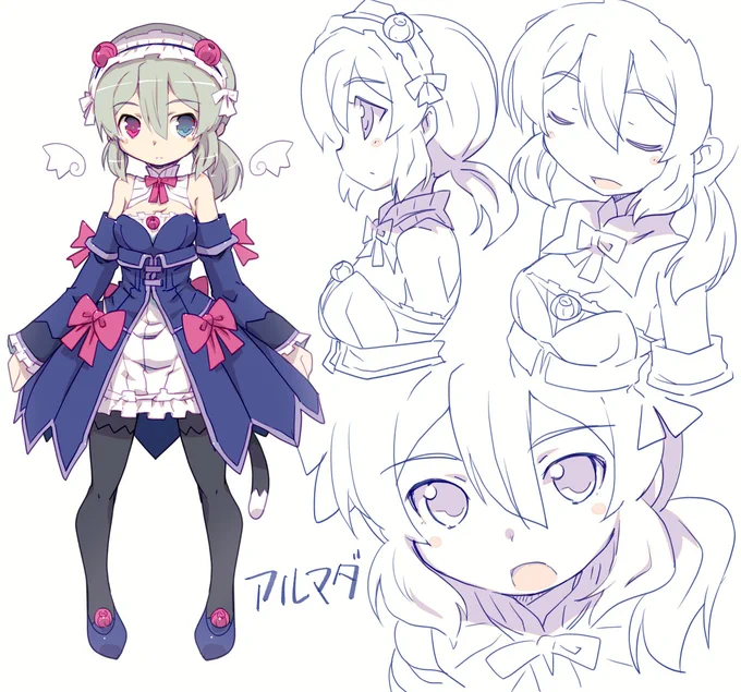 1年に1回か2回くらい描いてる今まで名無しで通してきた子、名前はあった。とりにくさんの記憶の異世界の住人で終焉を迎える世界の回避方法を探して無限に転生してる・・・という設定 