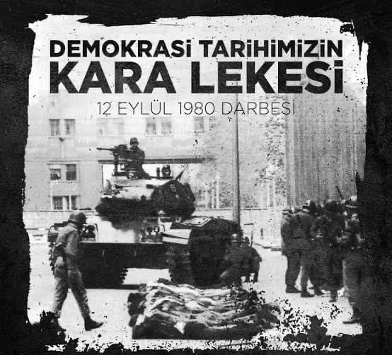 chpkadin48's tweet photo. Türkiye’nin en kara gecelerinden biri; #12Eylül1980
Demokrasi bir gecede katledildi; milyonlarca fişlenme, yüzbinlerce gözaltı, binlerce işkence, yüzlerce kayıp ve idam!… Darbe sadece yönetime değil, hala yaraları kapanmayan milyonlarca insanın hayatına yapıldı… #12eylül https://t.co/10GbptIxo5