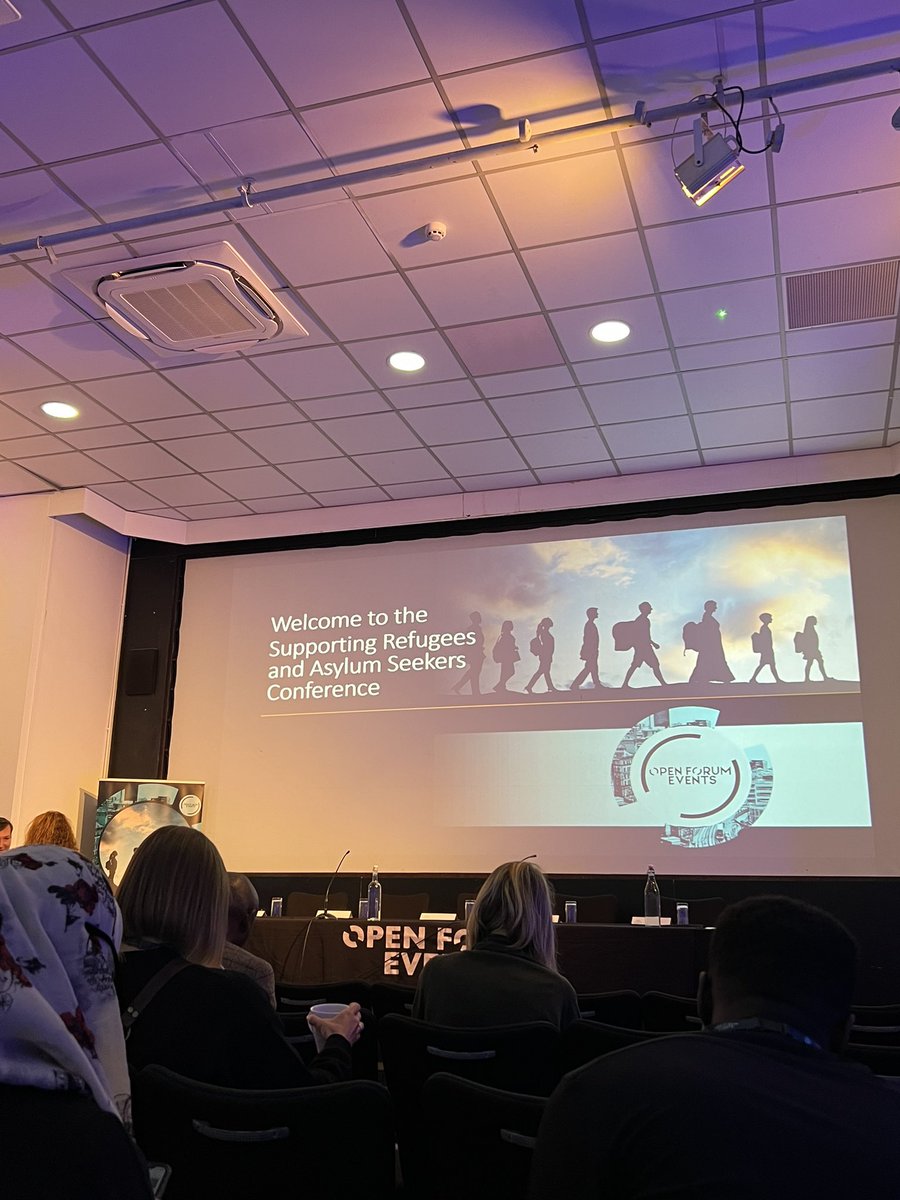 We’re in Manchester today for a conference to help get a better understanding of some of the barriers and challenges asylum seekers and refugees undertake as they enter the country!