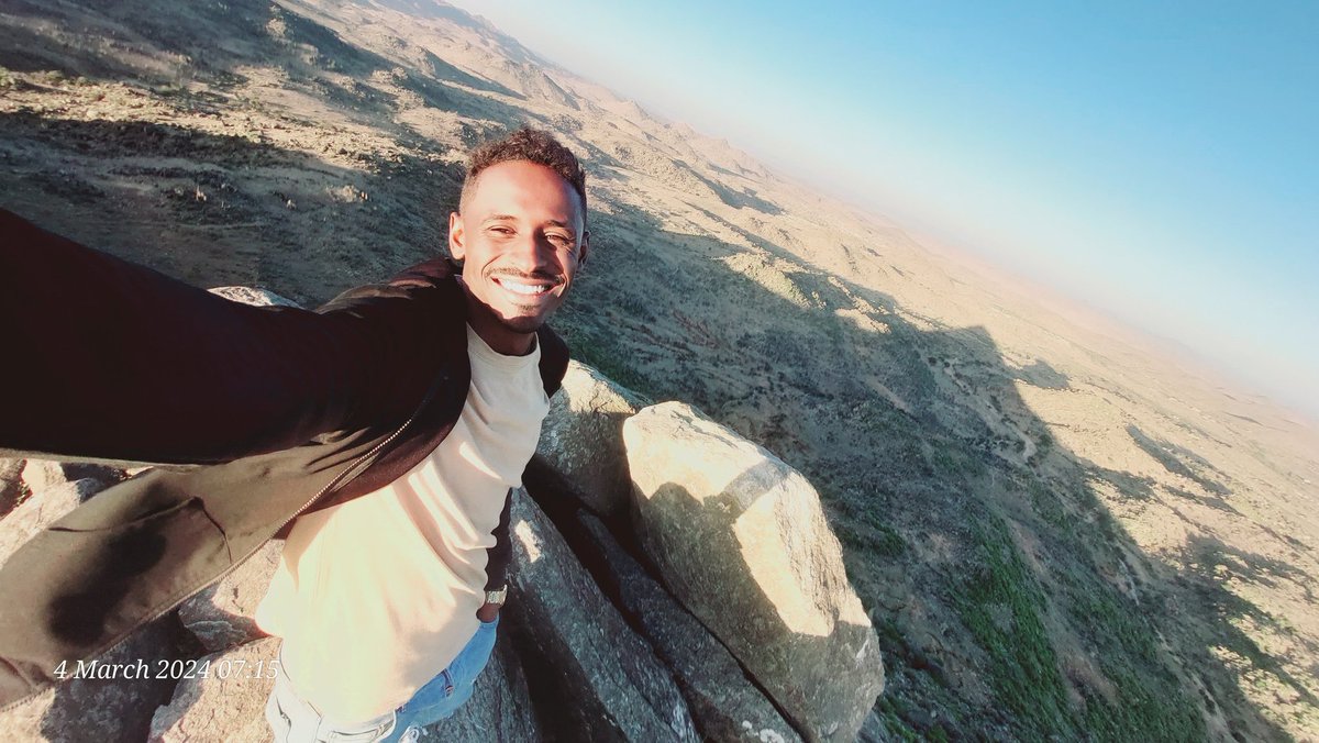 من قمة جبل تسيلا، أعلى قمة في شرق السودان ⛰️😍