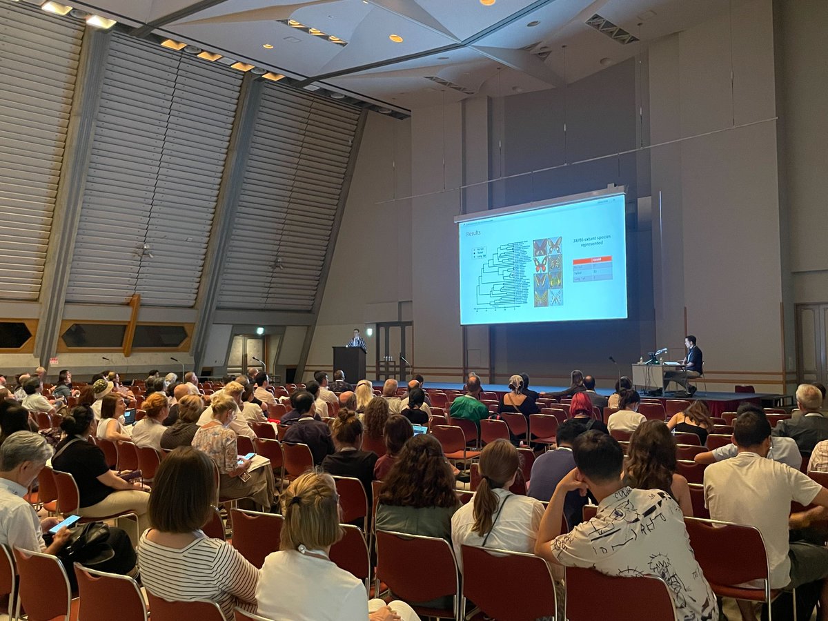 EvoMorphoLab (@evomorpholab_ku) on Twitter photo PhD student <a href="/Michael_Lind_S/">Michael Baand</a> presented his research applying an upwards LDDMM framework to model phenotypic changes along branches of the butterfly phylogeny at the International Congress of Entomology <a href="/ice2024kyoto_jp/">International Congress of Entomology 2024 Kyoto JP</a>. Nevermind the typhoon that followed...(he is home safe;) PhD student <a href="/Michael_Lind_S/">Michael Baand</a> presented his research applying an upwards LDDMM framework to model phenotypic changes along branches of the butterfly phylogeny at the International Congress of Entomology <a href="/ice2024kyoto_jp/">International Congress of Entomology 2024 Kyoto JP</a>. Nevermind the typhoon that followed...(he is home safe;)