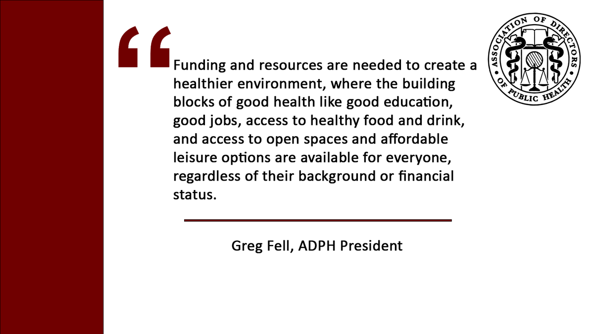 Association of Directors of Public Health (ADPH) tweet media