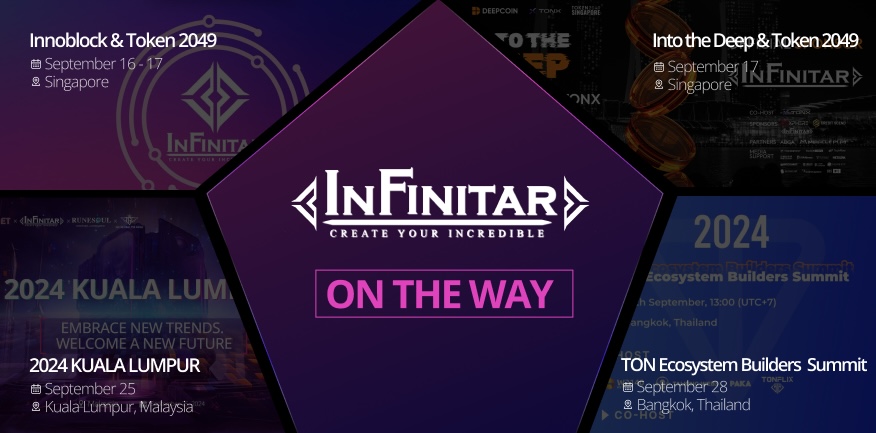 talkingweb3Glo's tweet photo. 🎉 September Carnival is here! To celebrate Infinitar’s 4 major conferences this month, we’ve teamed up with Infinitar to bring you the “Infinitar September Carnival”! 🔥

📅 From September 12-18, follow @Infinitar_MOBA and complete Gleam tasks for your chance to win 20 USDT! We’ll select 10 lucky winners:
👉 https://t.co/6wXRfXV5b8

As a leading Web3 MOBA, Infinitar brings Play-and-Earn innovation to the gaming world. Learn more at https://t.co/L134muGPVI.

Sign up for the Singapore events:
- Innoblock & Token 2049: https://t.co/Qx9NPhqJK3
- Into the Deep: https://t.co/fghUVHrmr8

#Infinitarontheway #Infinitar #Airdrop #Token2049
