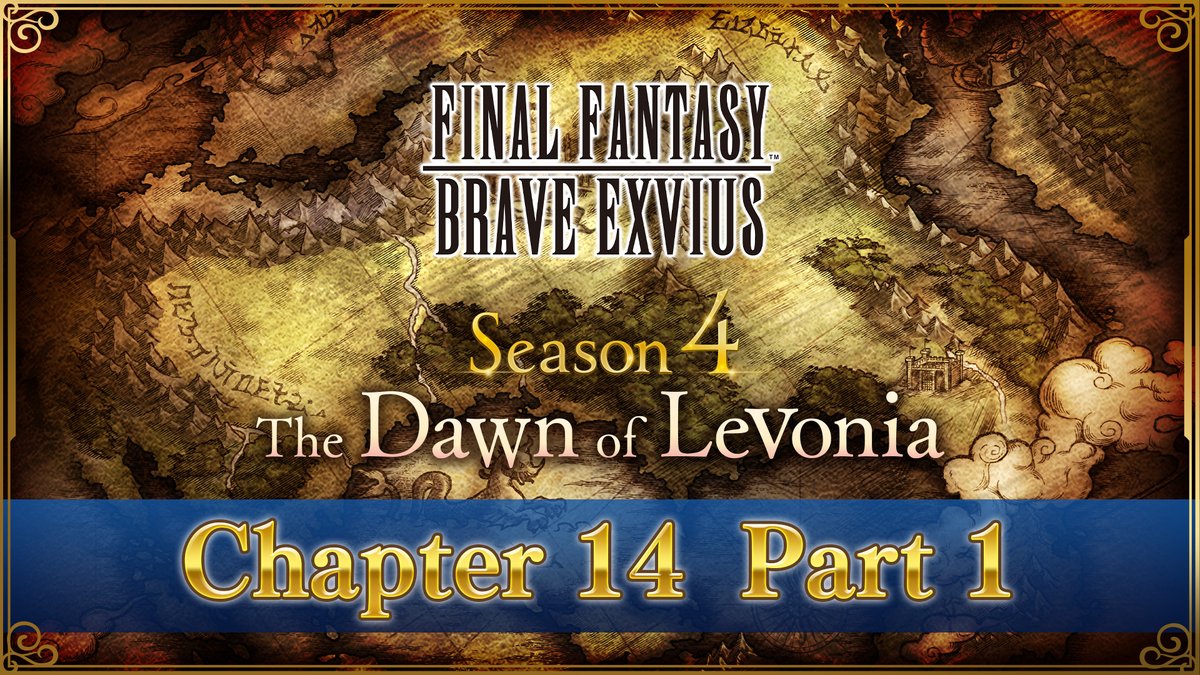 Season 4 "The Dawn of Levonia" presses on. Join us on YouTube for Chapter 14 Part 1.

Chapter 14 Part 1 is now live.
URL: youtu.be/ATlRGDCbnCA

Look forward to Chapter 14 Part 2, arriving Thursday, 10/3! #FFBEWW