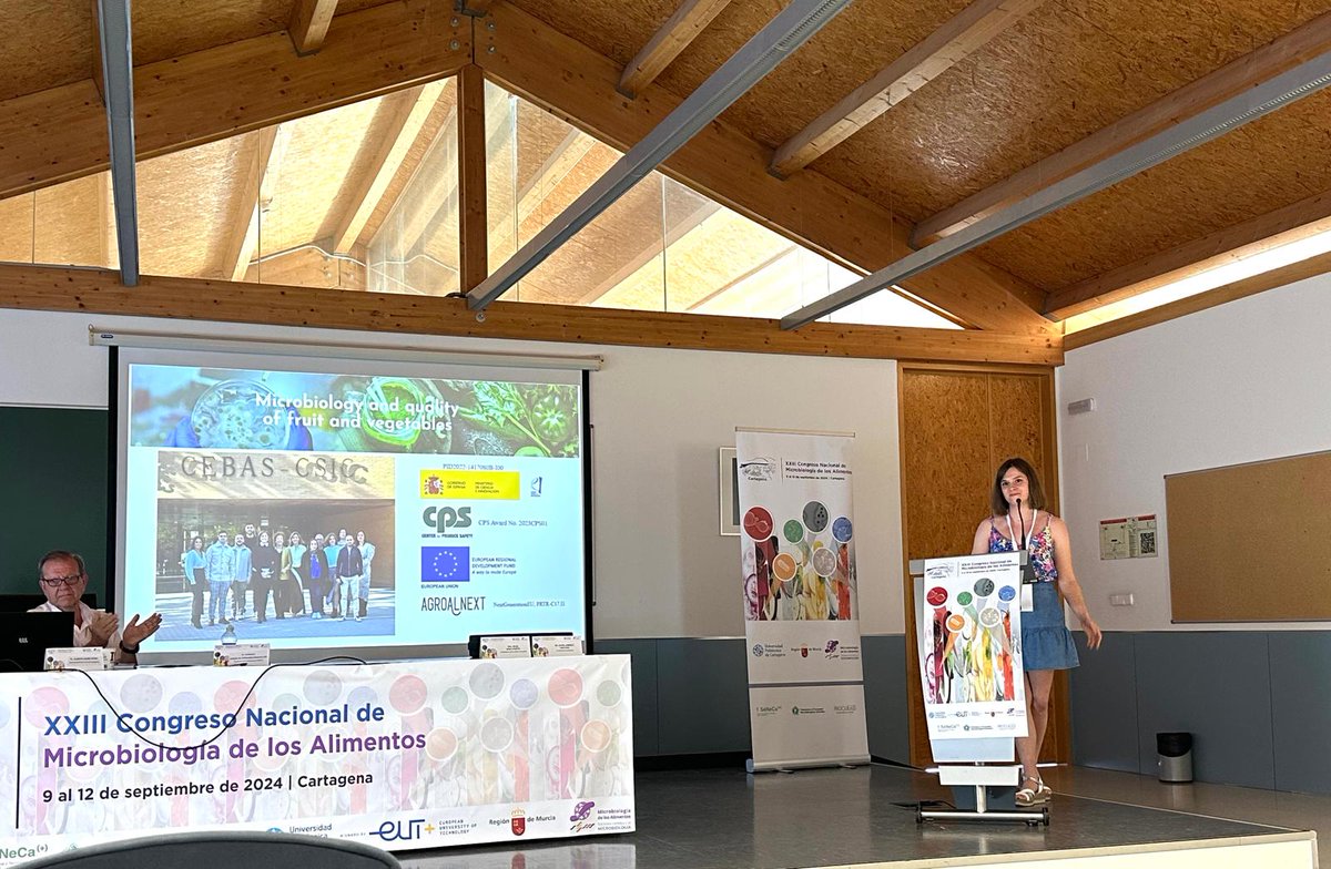 Great job from the Research group "Engineering of Refrigeration and Food Safety" from UPCT organizing the XXIII Congreso Nacional de Microbiología de los Alimentos. Great team Pablo, Alfredo and Alberto! Great to present the RECWATER and MCIN/AEI/ 10.13039/501100011033 projects