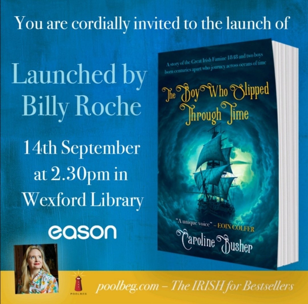 Only two more days until the Wexford launch of my brand new book Wexford Library @wexfordlib. All are welcome. Feel free to share 📚📚😊