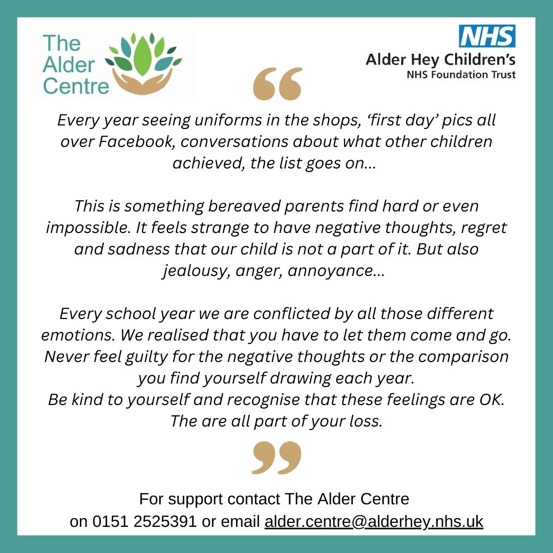 Annie, one of our bereaved parents volunteers, share her thoughts on the start of the school year, every September, since her loss.
#childloss #babyloss #firstdayofschool #bereavementsupport #Volunteer