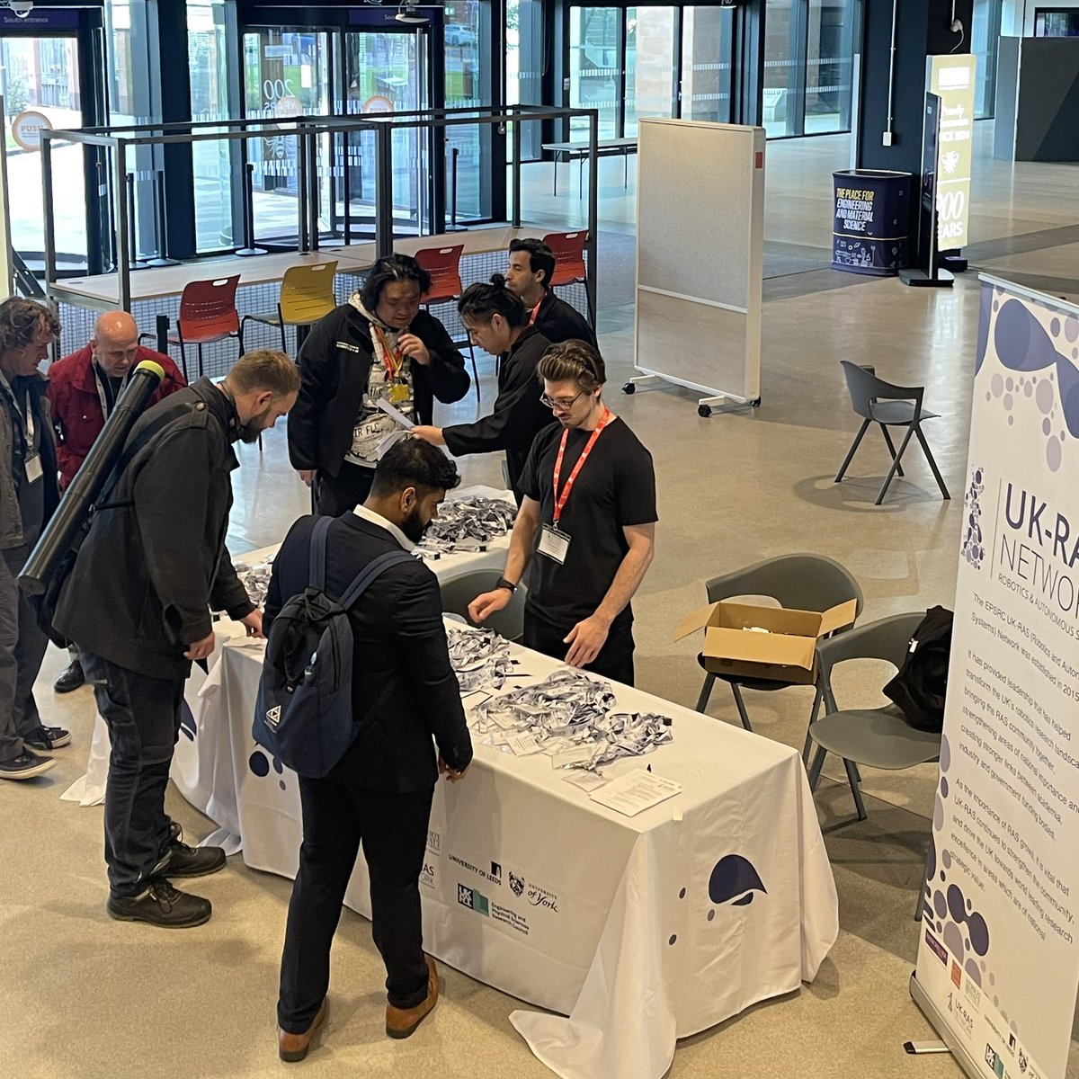Today is the day! 
We are excited to announce that the UK-RAS Showcase is happening today at the University of Manchester! Join us for a day full of cutting-edge innovations,insightful discussions, and networking with the brightest minds in robotics and autonomous systems #UKRAS