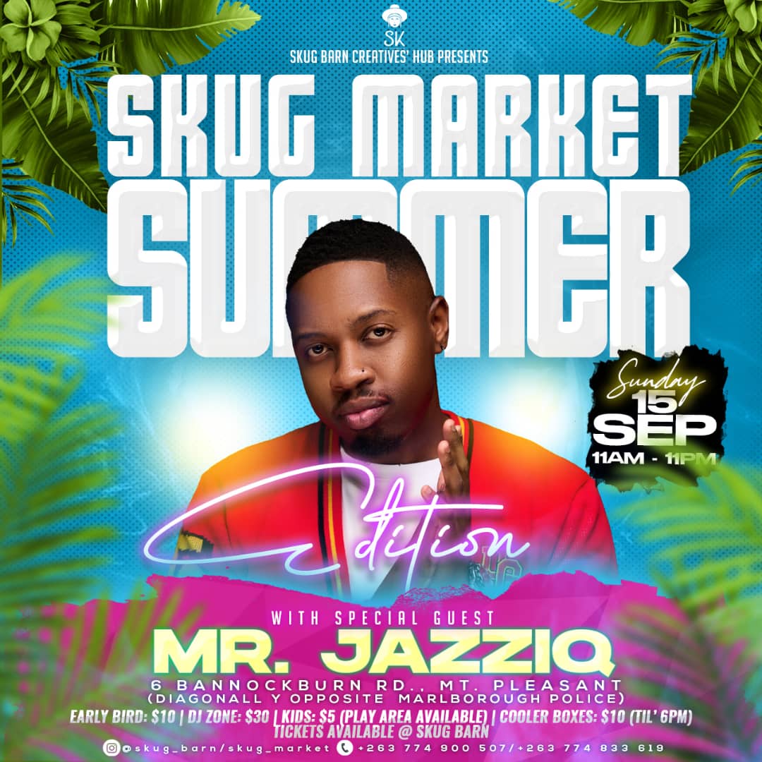 *TAG 5 FRIENDS &amp; WIN!*

WIN FREE ACCESS TO SKUG MARKET WITH MR JAZZIQ THIS SUNDAY 15 SEPTEMBER 2024!

Simply tag 5 friends in the comments below and stand a chance to win a GENERAL ENTRY TICKET to Skug Market
To Enter:
1. Follow us <a href="/skug_barn/">Skug_Barn</a>
2. Tag 5 friends in the comments